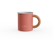 Enamel Mug with Wooden Handle