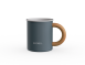 Enamel Mug with Wooden Handle